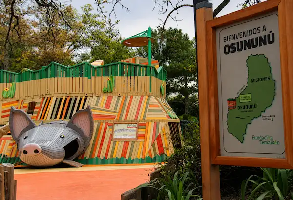 Temaikèn inauguró la plaza de juegos